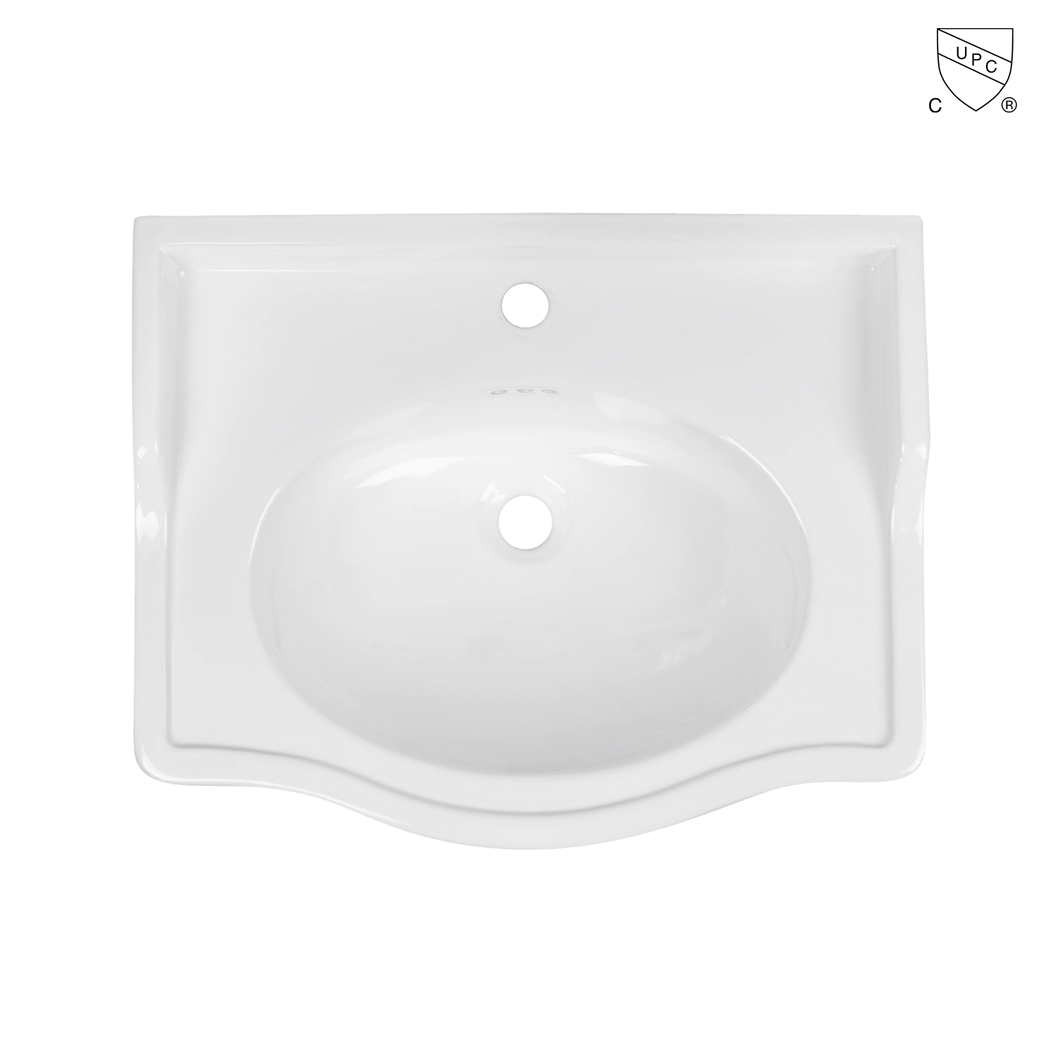 porcelain lavatory pedestal basin , MB-2069